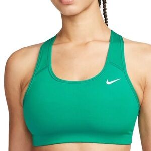 NIKE DRI FIT Swoosh Jade Green Sports Bra Size L

Good Condition!